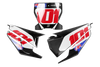 Husqvarna Number Background Decals - Flags