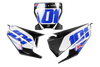 Husqvarna Number Background Decals - Flags