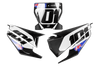 Husqvarna Number Background Decals - Flags