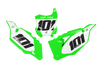 Kawasaki Number Background Decals - Charge