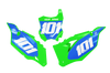 Kawasaki Number Background Decals - Charge