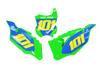 Kawasaki Number Background Decals - Charge