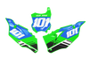 Kawasaki Number Background Decals - Dart