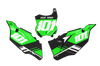 Kawasaki Number Background Decals - Dart