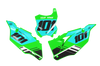 Kawasaki Number Background Decals - Dart