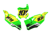 Kawasaki Number Background Decals - Dart
