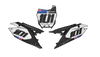 Suzuki Number Background Decals - Flags