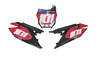 Suzuki Number Background Decals - Flags
