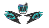 Suzuki Number Background Decals - Flags