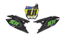 Suzuki Number Background Decals - Flags