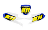 Yamaha Number Background Decals - Ezi