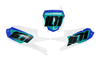 Yamaha Number Background Decals - Ezi