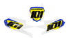 Yamaha Number Background Decals - Ezi