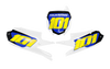 Yamaha Number Background Decals - Ezi
