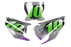 Husqvarna Number Background Decals - Vapor