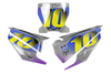 Husqvarna Number Background Decals - Vapor