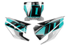 Husqvarna Number Background Decals - Smoke