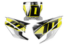 Husqvarna Number Background Decals - Smoke