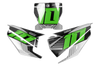 Husqvarna Number Background Decals - Smoke
