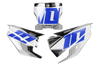 Husqvarna Number Background Decals - Smoke