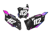 Kawasaki Number Background Decals - Jax