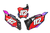 Kawasaki Number Background Decals - Jax