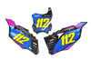 Kawasaki Number Background Decals - Jax