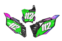 Kawasaki Jax Number Background - KK KXF KDX KLX Models | All Years