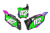 Kawasaki Number Background Decals - Jax