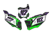 Kawasaki Number Background Decals - Granite