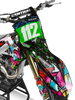 Kawasaki  Hissing Kittys Graphics Kit -Mangled Tom