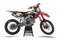 Honda Sleep Red Graphic Kit - CRF CR XR Models | All Years