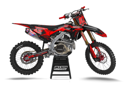 Honda Dxl Red Graphic Kit - CRF CR XR Models | All Years