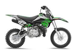 Kawasaki Crush Graphic Kit - KK KXF KDX KLX Models | All Years