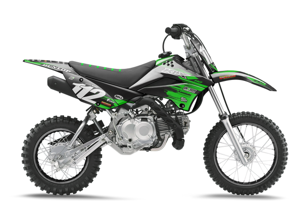 Kawasaki Crush Graphic Kit - KK KXF KDX KLX Models | All Years