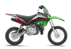 KLX110 Graphics Kit - Lion Red
