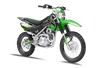 KLX140 Graphics Kit - Lion Green