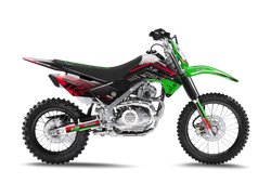 Kawasaki Lion Red Graphic Kit - KK KXF KDX KLX Models | All Years