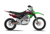 KLX140 Graphics Kit - Lion Red