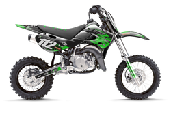 Kawasaki Crush Graphic Kit - KK KXF KDX KLX Models | All Years