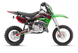 Kawasaki Lion Red Graphic Kit - KK KXF KDX KLX Models | All Years