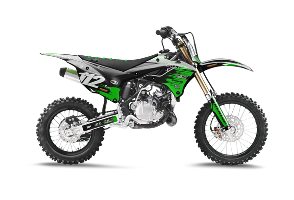 Kawasaki Crush Graphic Kit - KK KXF KDX KLX Models | All Years