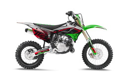 Kawasaki Lion Red Graphic Kit - KK KXF KDX KLX Models | All Years