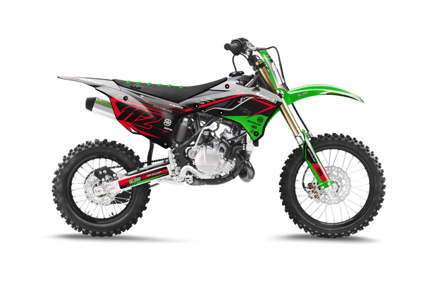 Kawasaki Lion Red Graphic Kit - KK KXF KDX KLX Models | All Years