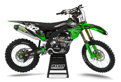 Kawasaki Crush Graphic Kit - KK KXF KDX KLX Models | All Years