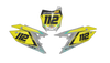 Suzuki Number Background Decals - Pro