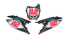 Suzuki Number Background Decals - Flux