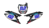 Suzuki Number Background Decals - Flux