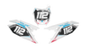 Suzuki Number Background Decals - Flux