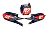 Yamaha Number Background Decals - Alpha